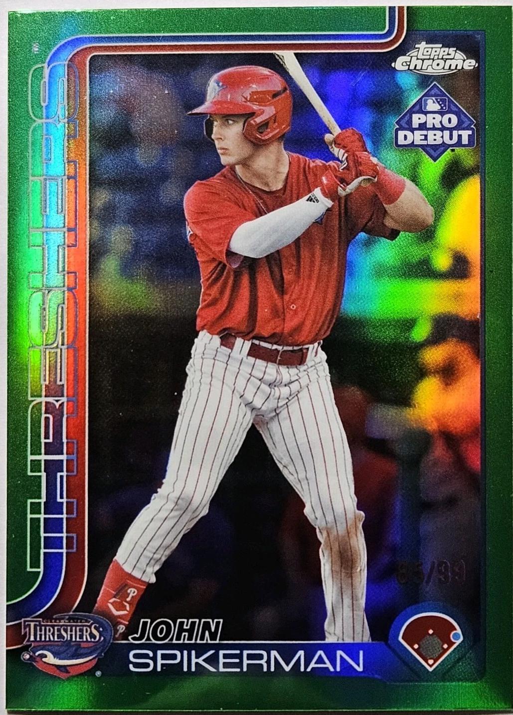 John Spikerman [Green Refractor Autograph] #PDC-71