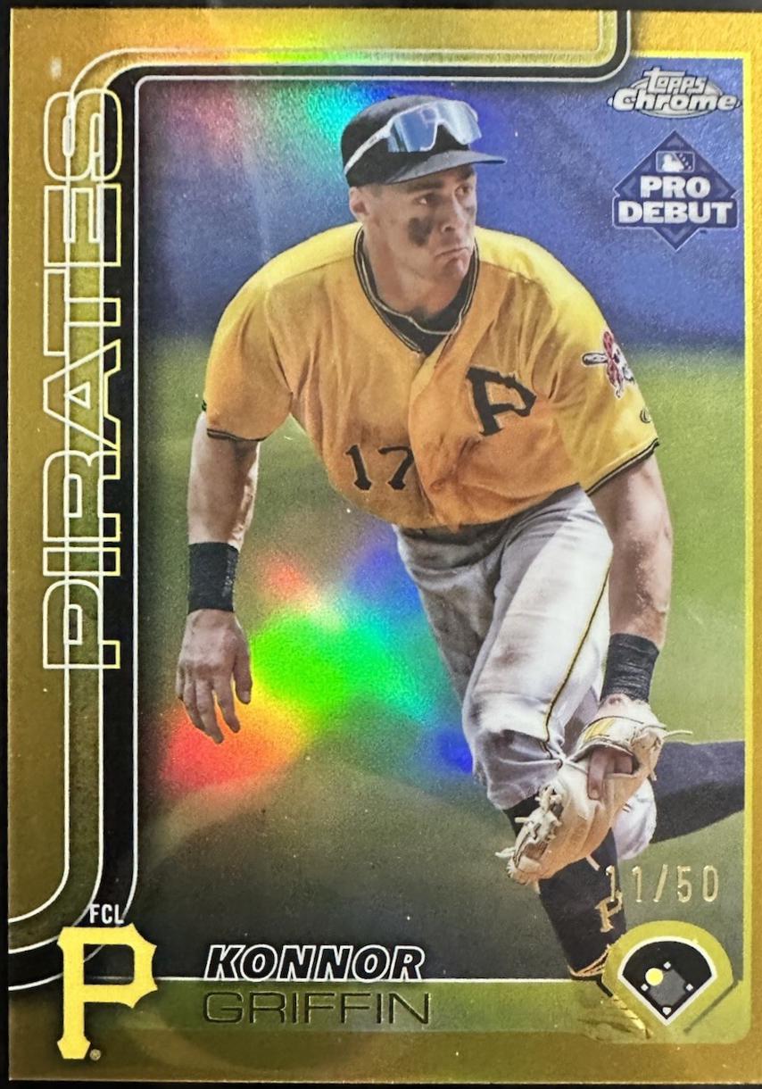Konnor Griffin [Gold Refractor Autograph] #PDC-32