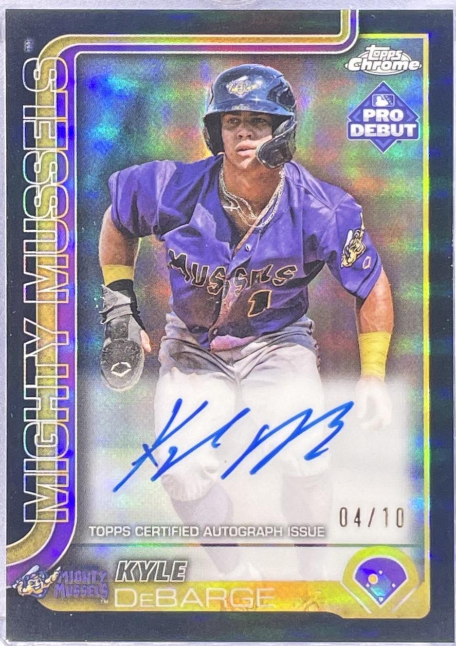 Kyle DeBarge [Black Refractor Autograph] #PDC-7