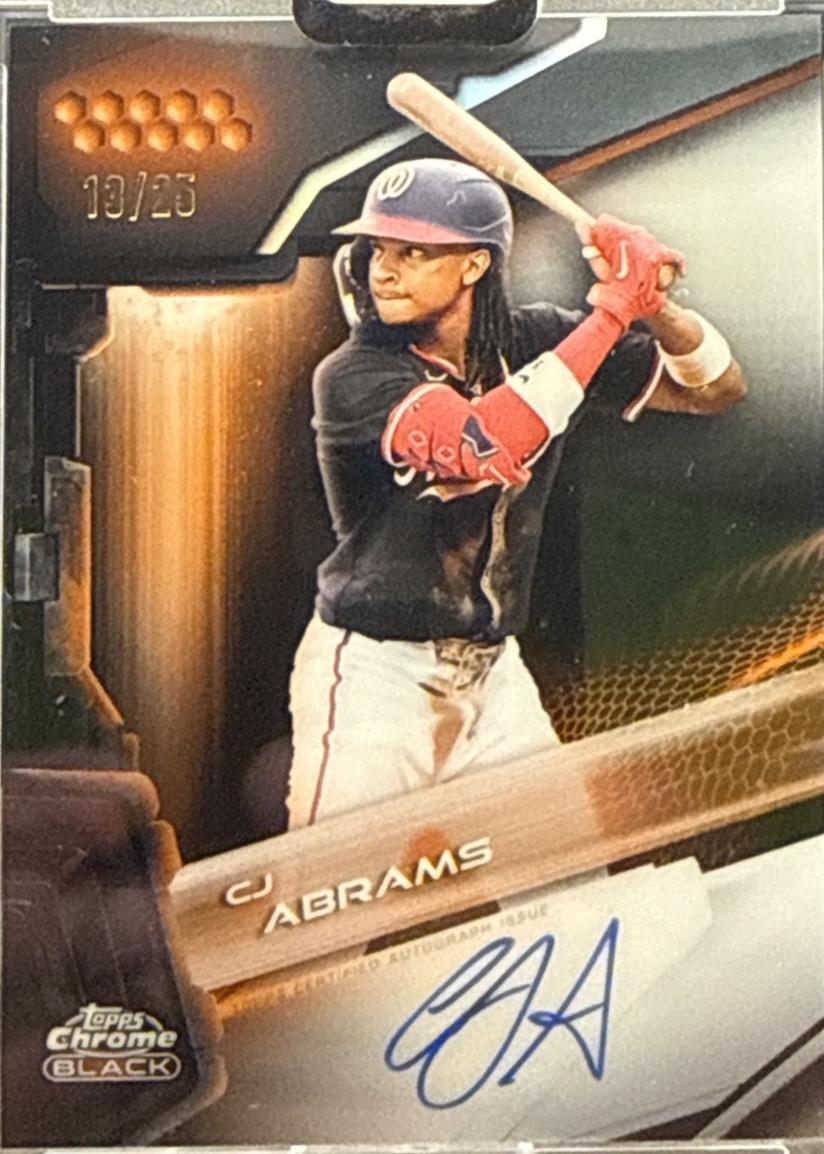 CJ Abrams [Orange Refractor] #CBA-CA