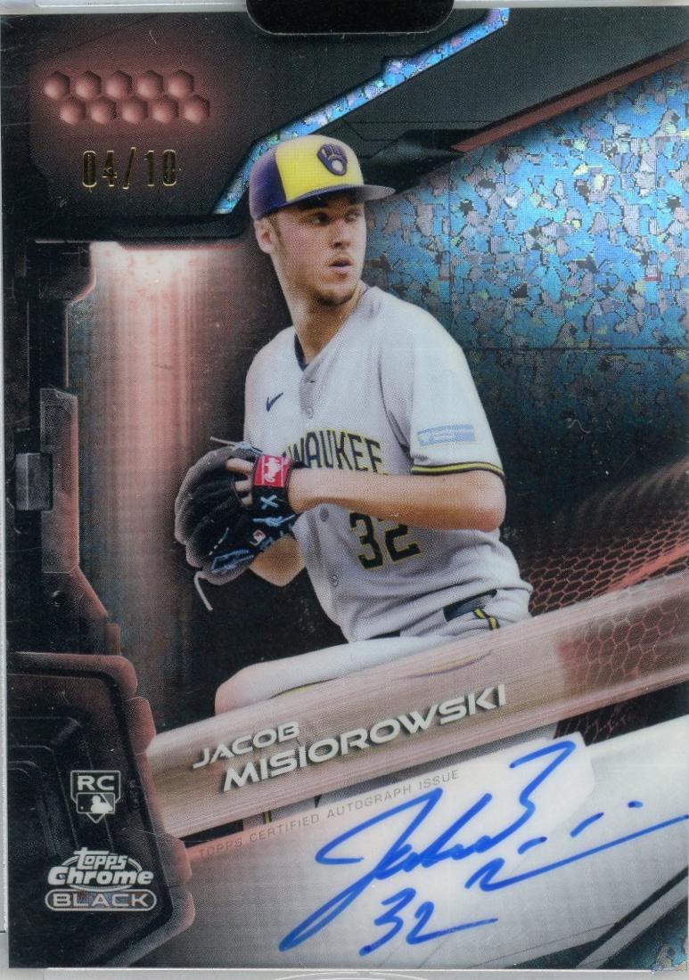 Jacob Misiorowski [Rose Gold Mini-Diamond Refractor] #CBA-JMI