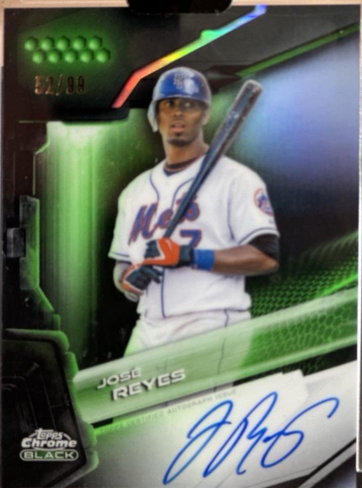 Jose Reyes [Green Refractor] #CBA-JRE