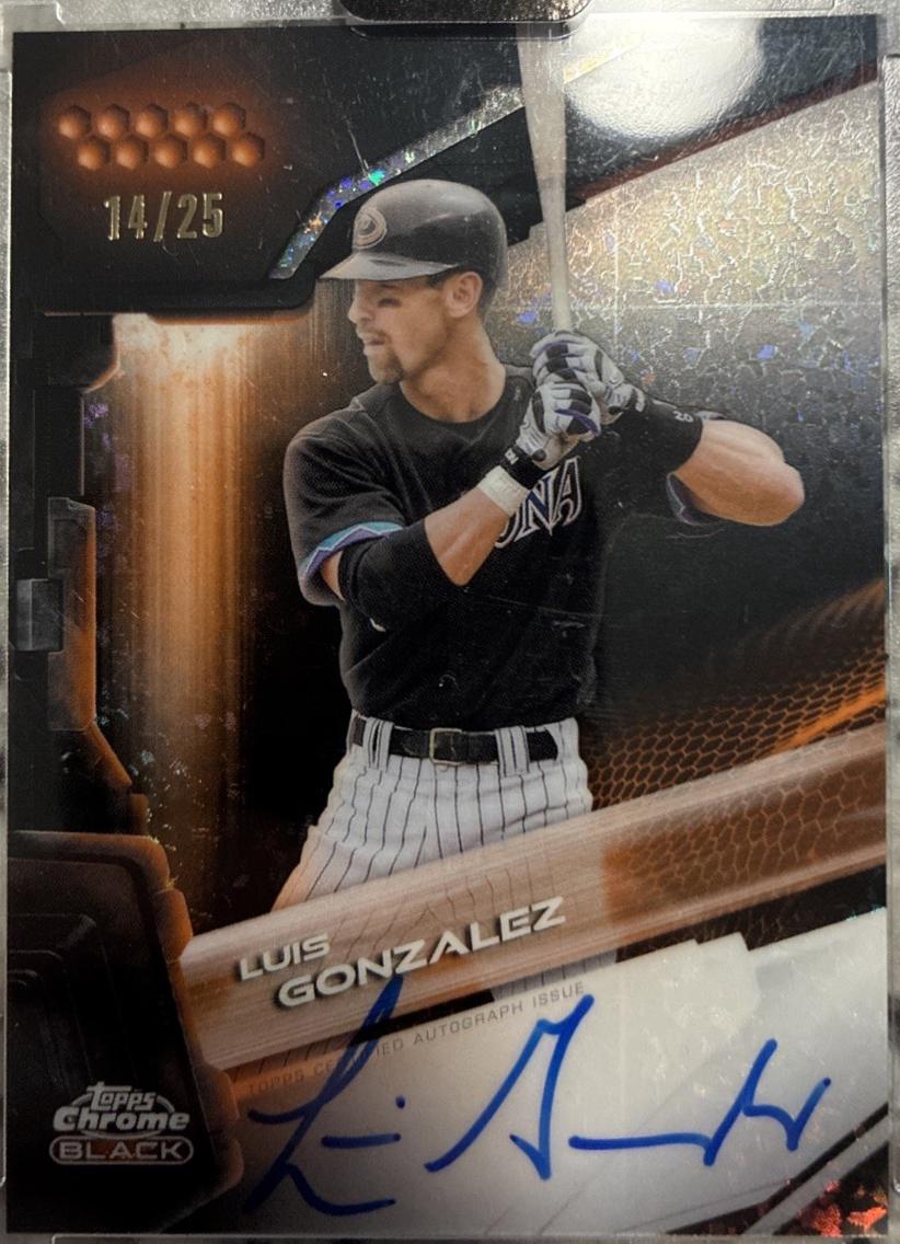 Luis Gonzalez [Orange Refractor] #CBA-LG