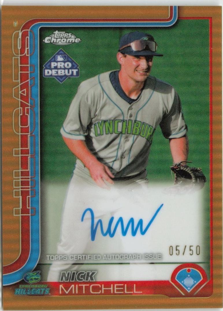 Nick Mitchell [Gold Refractor Autograph] #PDC-149