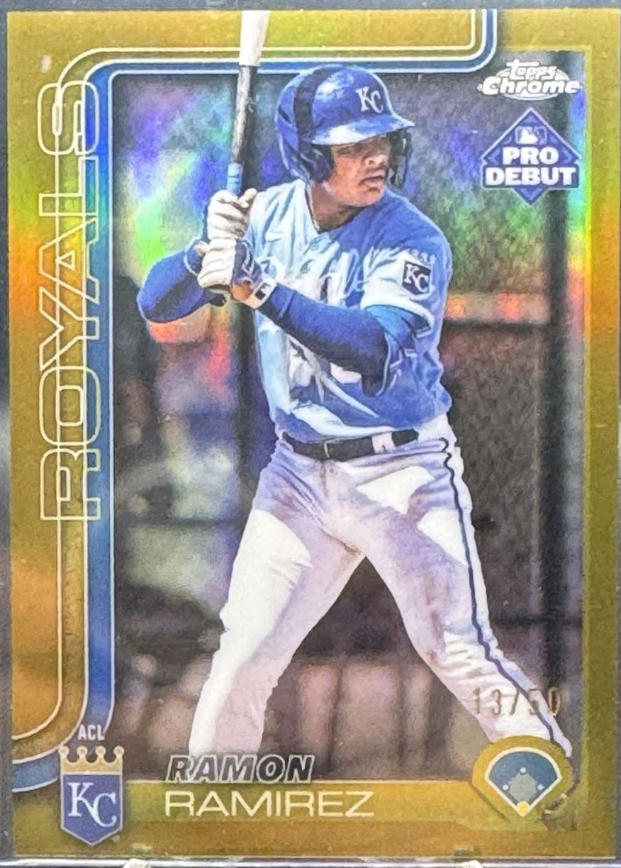 Ramon Ramirez [Gold Refractor Autograph] #PDC-73