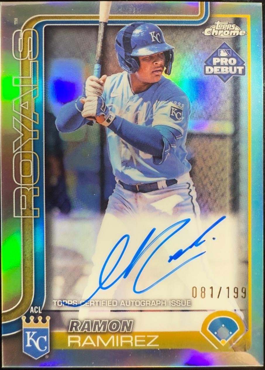 Ramon Ramirez [Refractor Autograph] #PDC-73