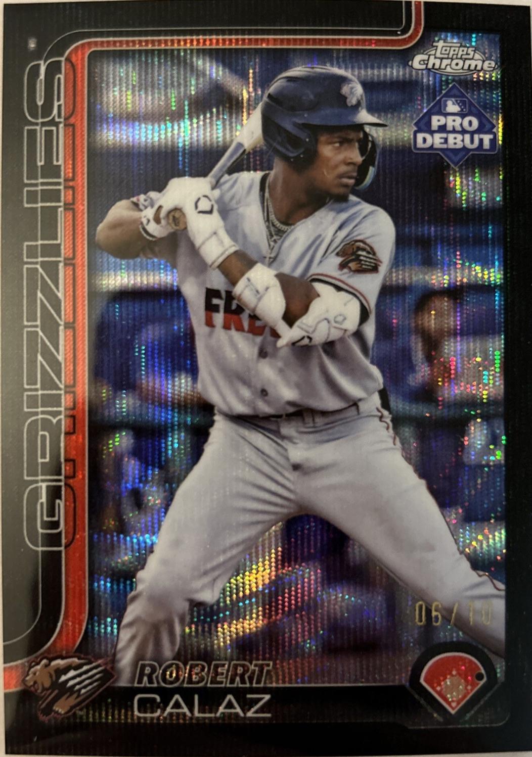 Robert Calaz [Black Wave Refractor] #PDC-77