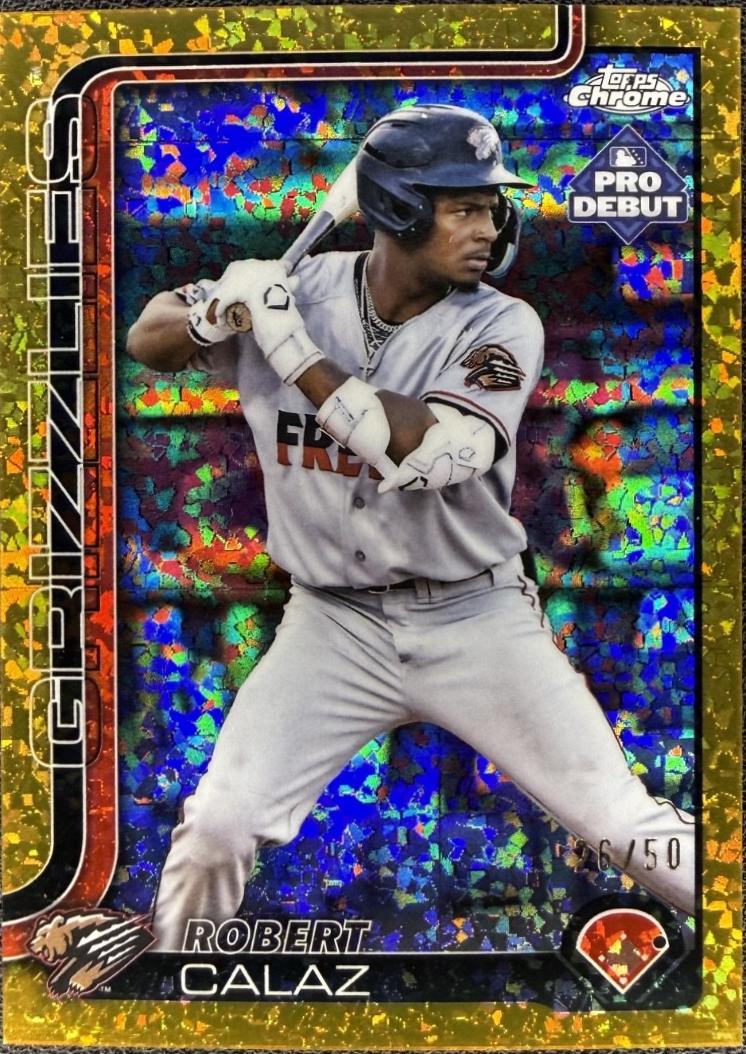 Robert Calaz [Gold Refractor Autograph] #PDC-77