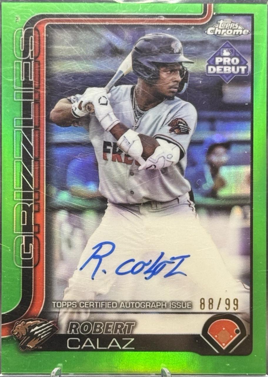 Robert Calaz [Green Refractor] #PDC-77