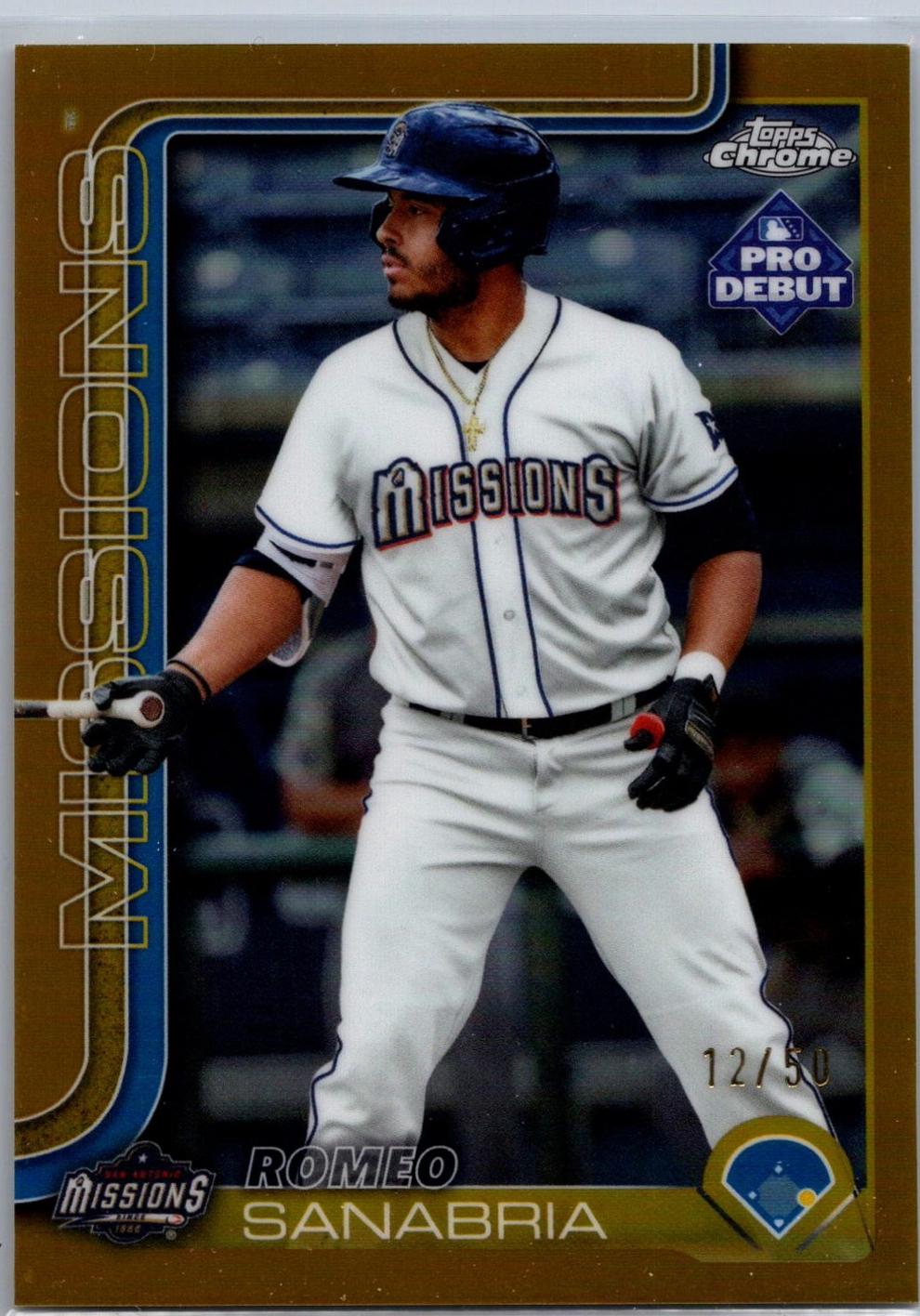 Romeo Sanabria [Gold Refractor] #PDC-4