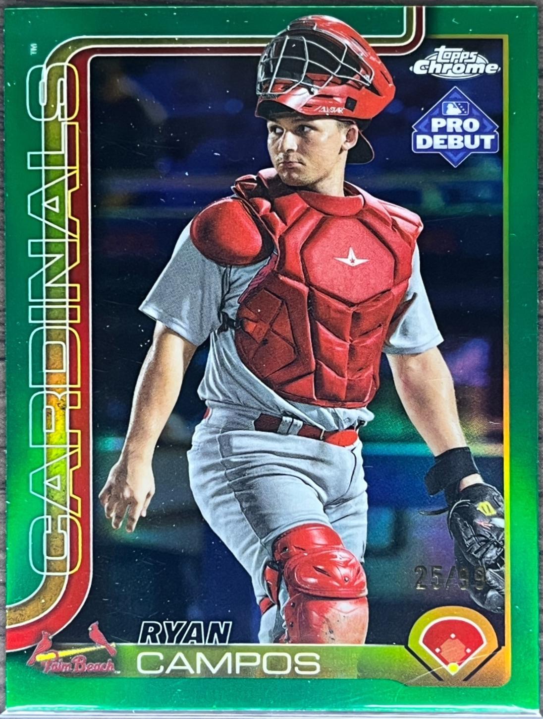 Ryan Campos [Green Refractor Autograph] #PDC-141