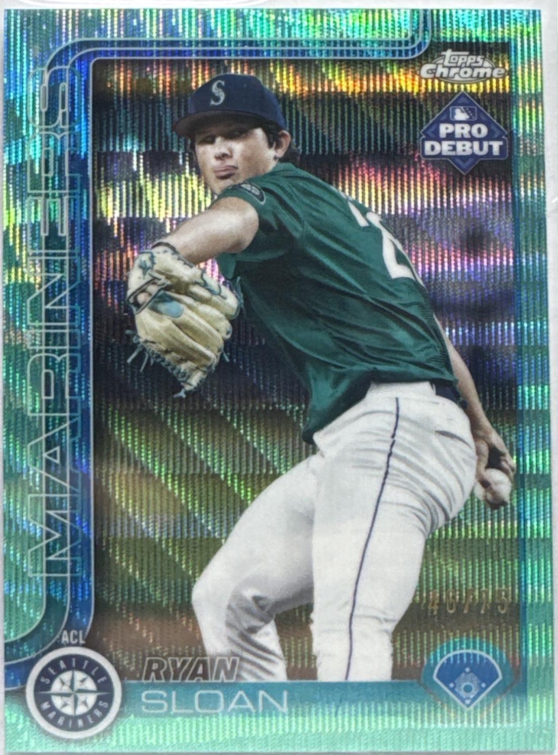Ryan Sloan [Aqua Wave Refractor] #PDC-48