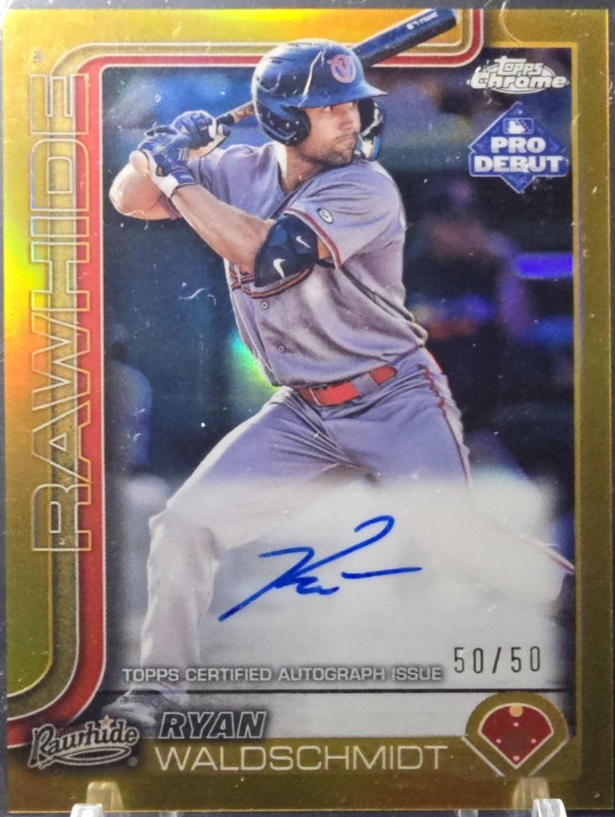 Ryan Waldschmidt [Gold Refractor Autograph] #PDC-168