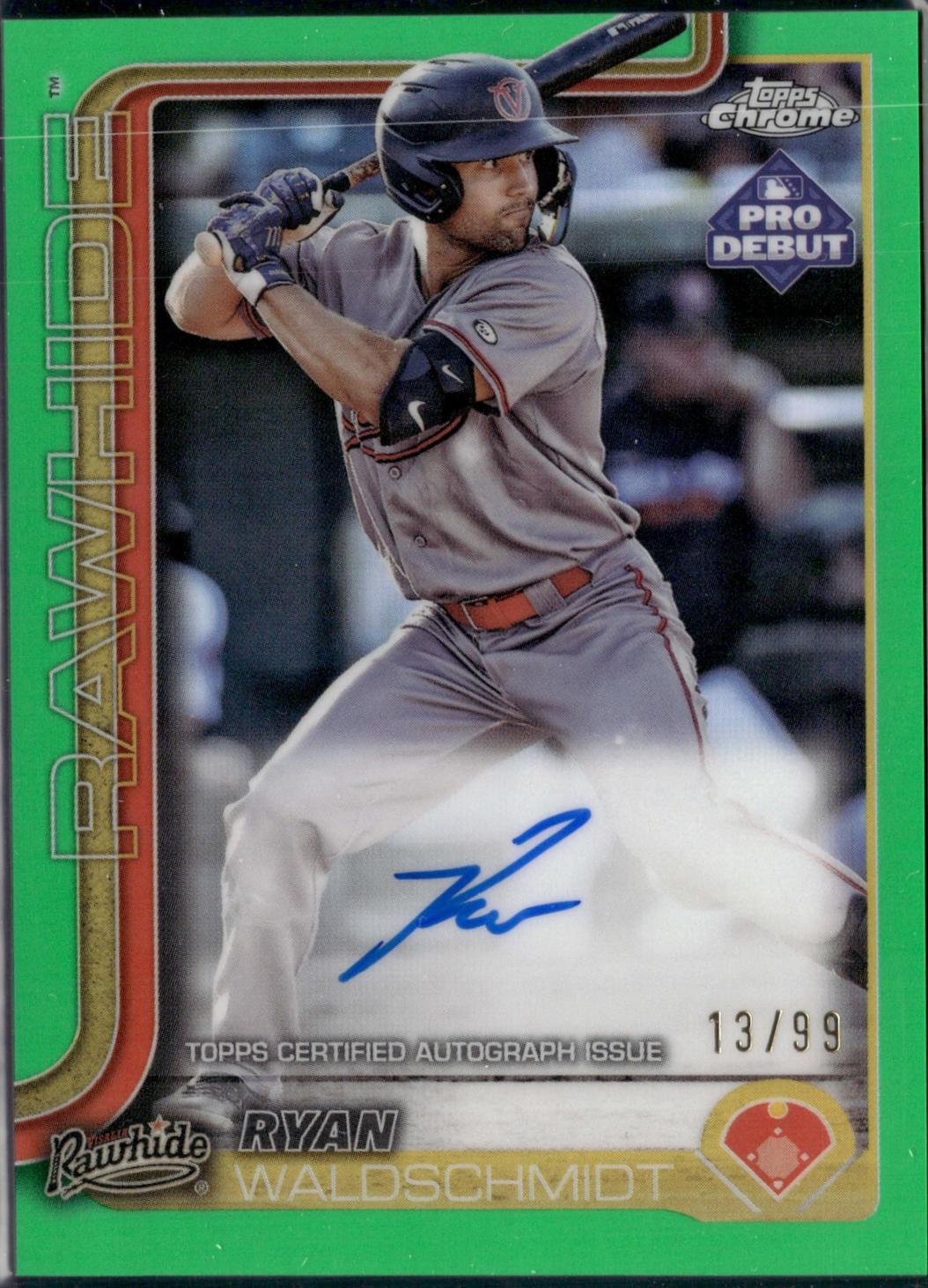 Ryan Waldschmidt [Green Refractor Autograph] #PDC-168