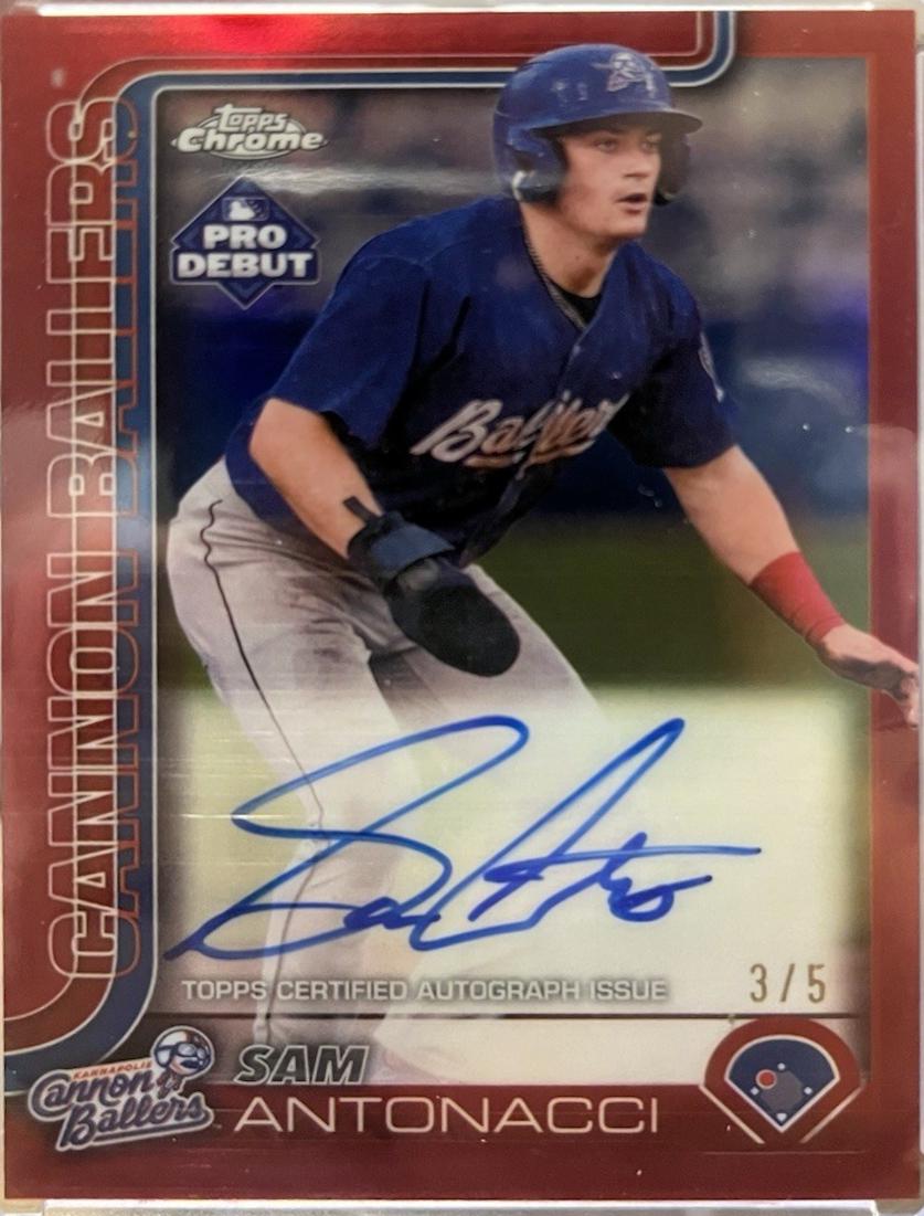 Sam Antonacci [Red Refractor Autograph] #PDC-109