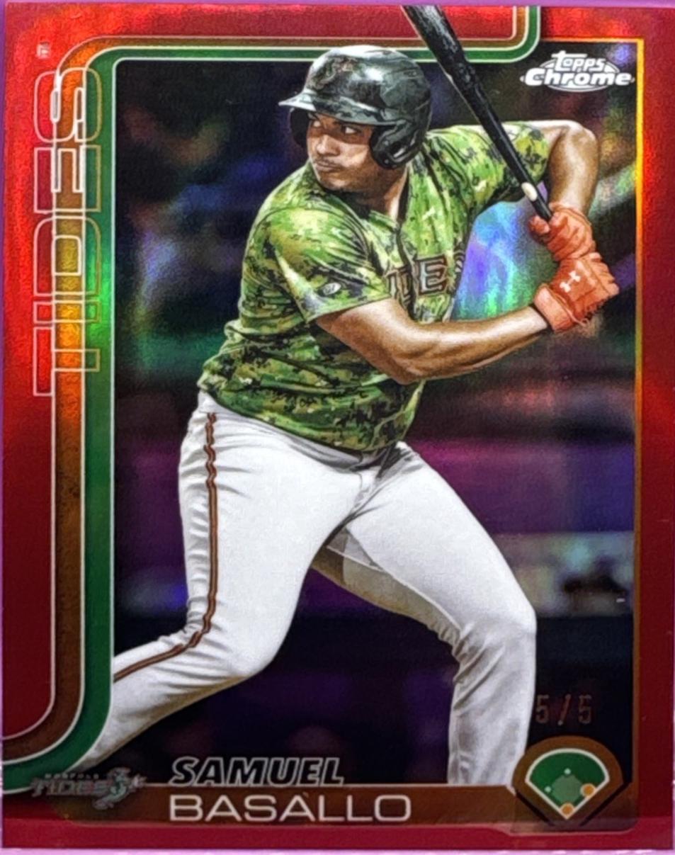 Samuel Basallo [Red Refractor] #PDC-170