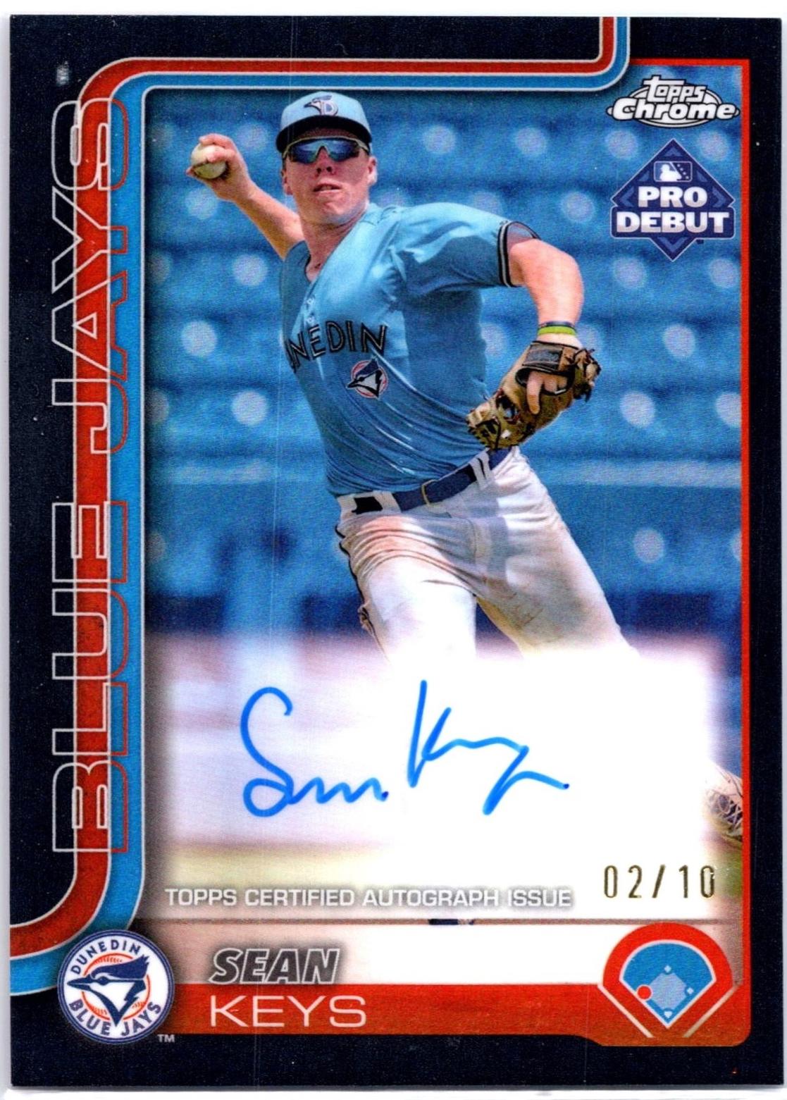 Sean Keys [Black Refractor Autograph] #PDC-10