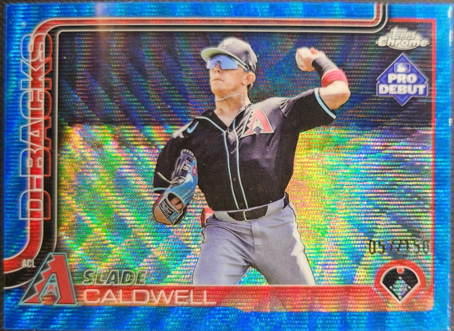 Slade Caldwell [Blue Wave Refractor] #PDC-184