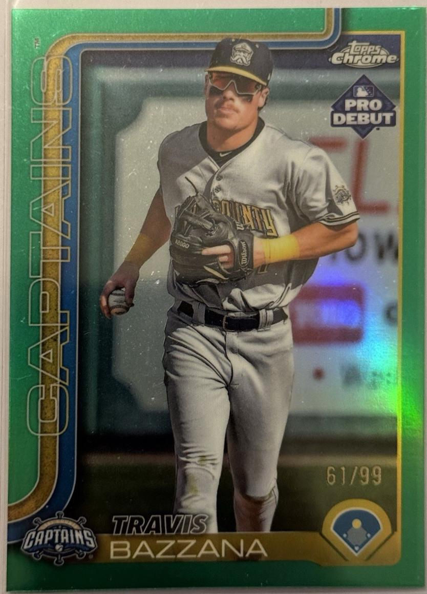 Travis Bazzana [Green Refractor] #PDC-100