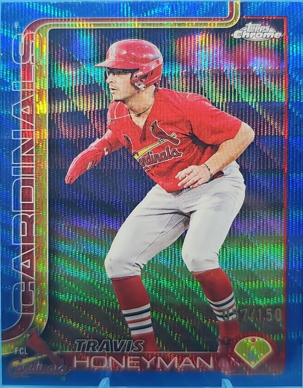 Travis Honeyman [Blue Wave Refractor] #PDC-18