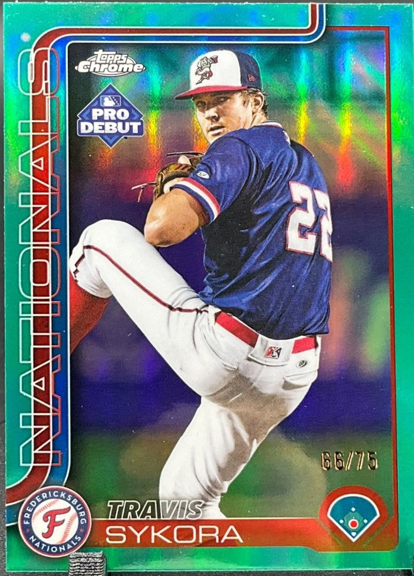 Travis Sykora [Aqua Refractor] #PDC-8