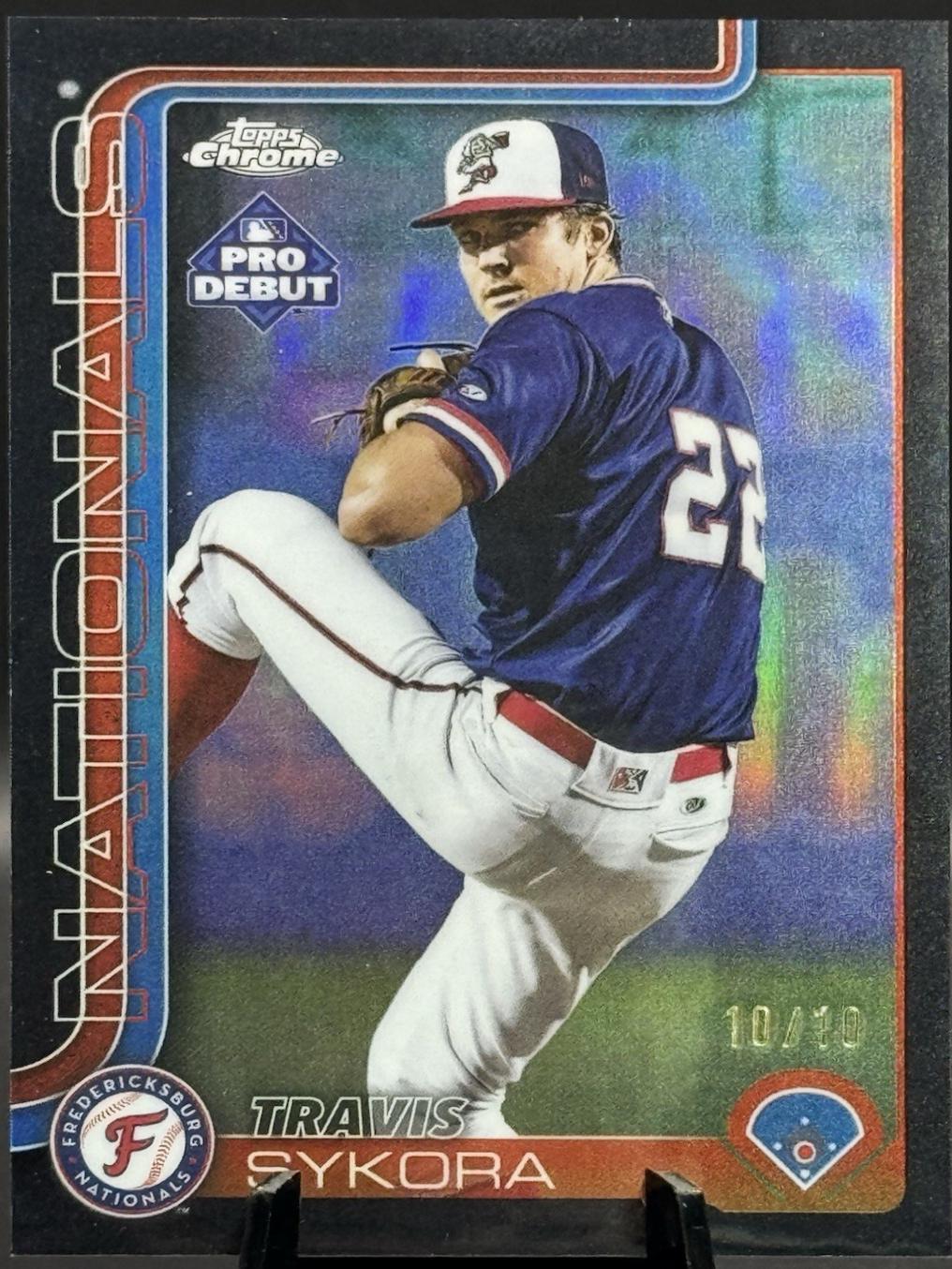 Travis Sykora [Black Refractor] #PDC-8