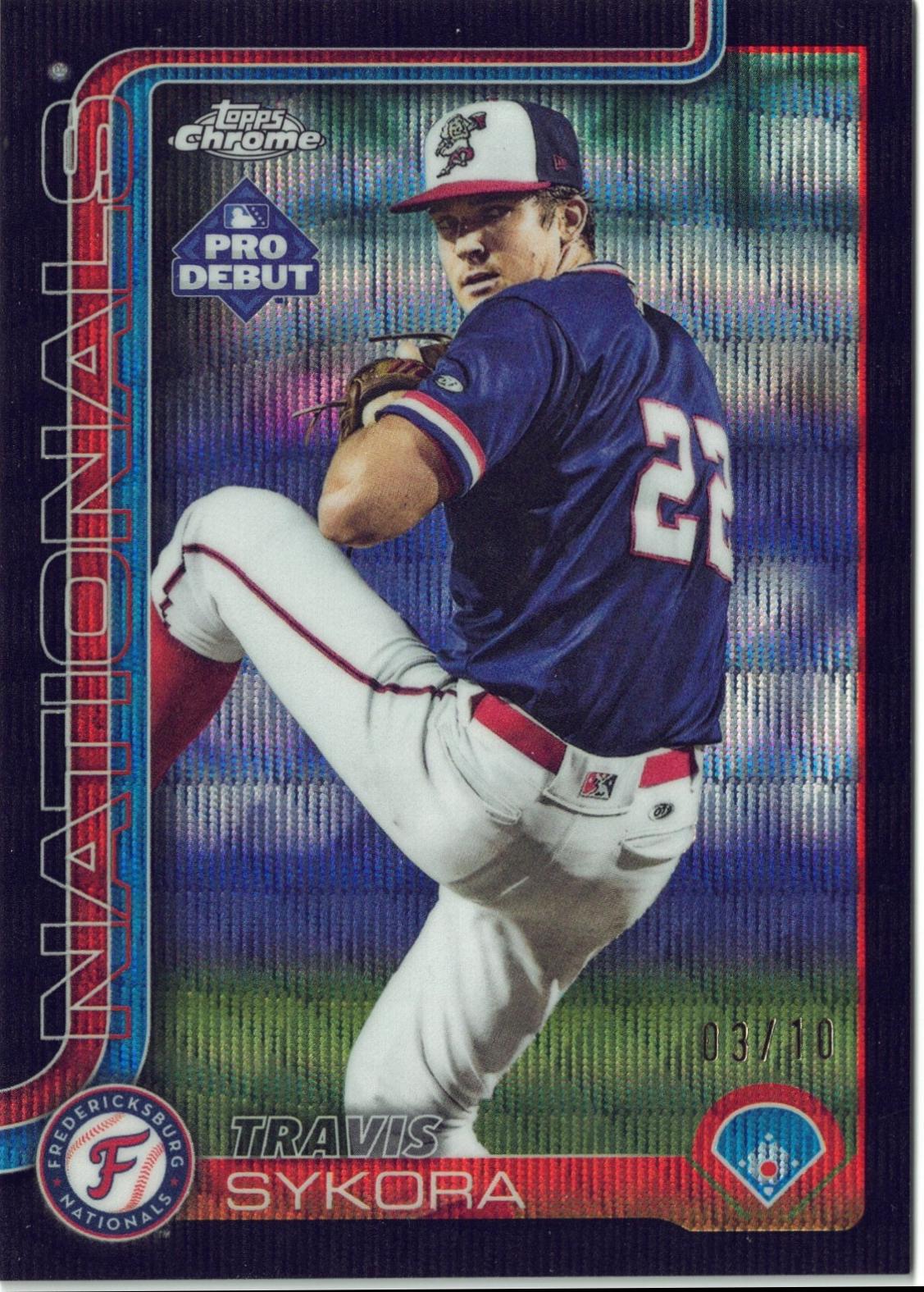 Travis Sykora [Black Wave Refractor] #PDC-8