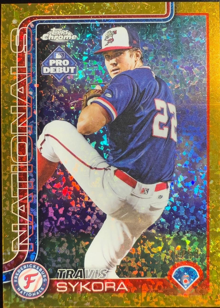 Travis Sykora [Gold Refractor] #PDC-8