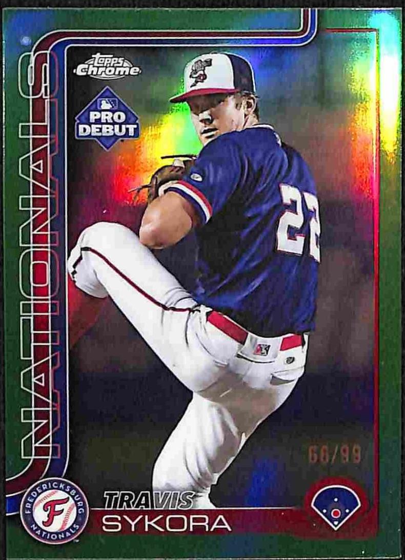 Travis Sykora [Green Refractor] #PDC-8
