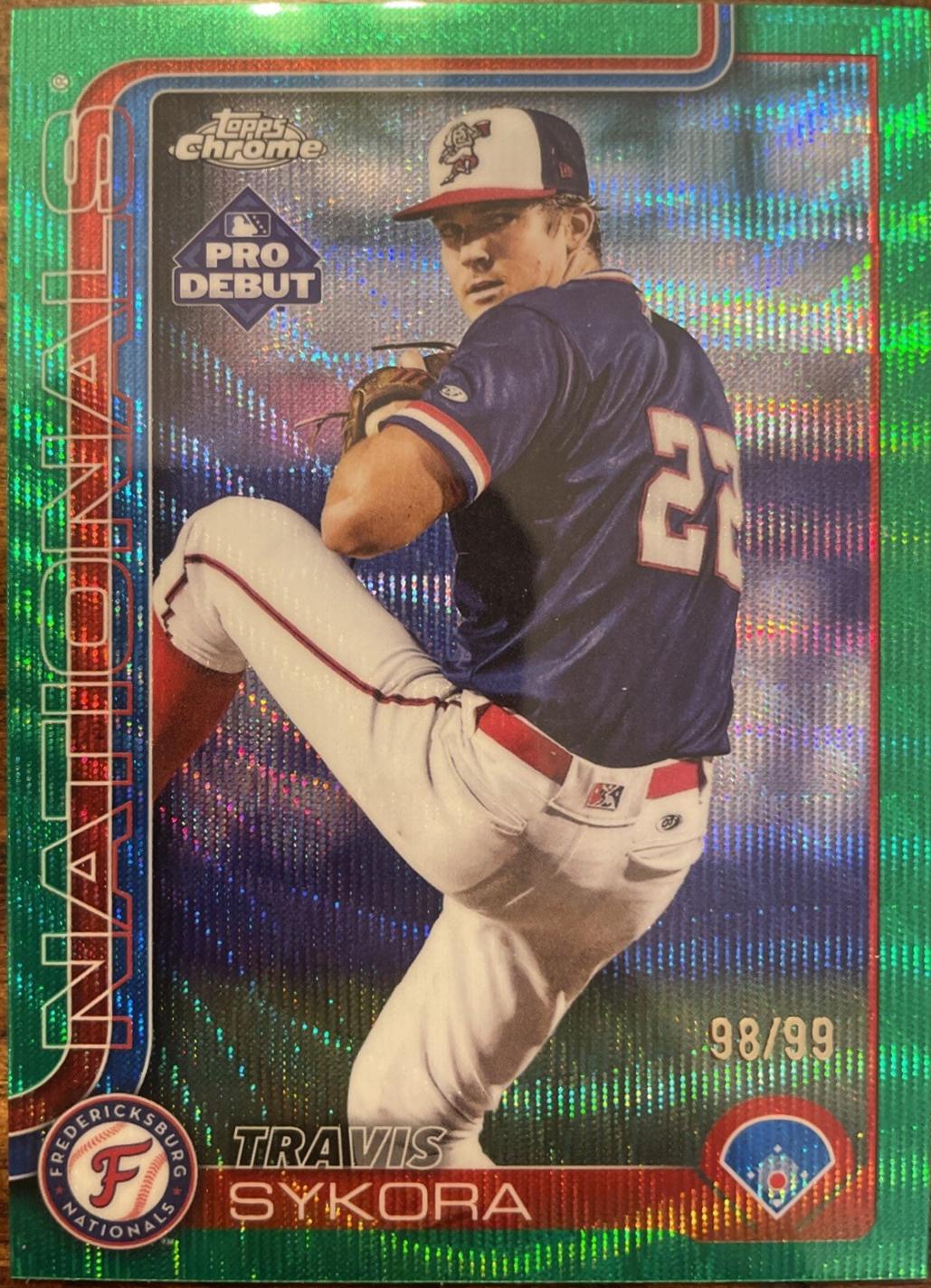 Travis Sykora [Green Wave Refractor] #PDC-8