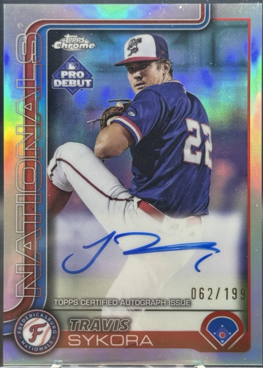 Travis Sykora [Refractor Autograph] #PDC-8