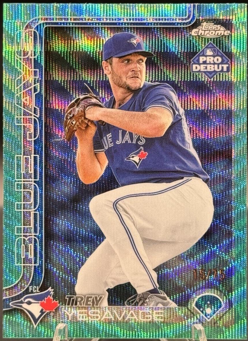 Trey Yesavage [Aqua Refractor] #PDC-45