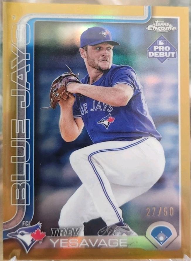 Trey Yesavage [Gold Refractor] #PDC-45