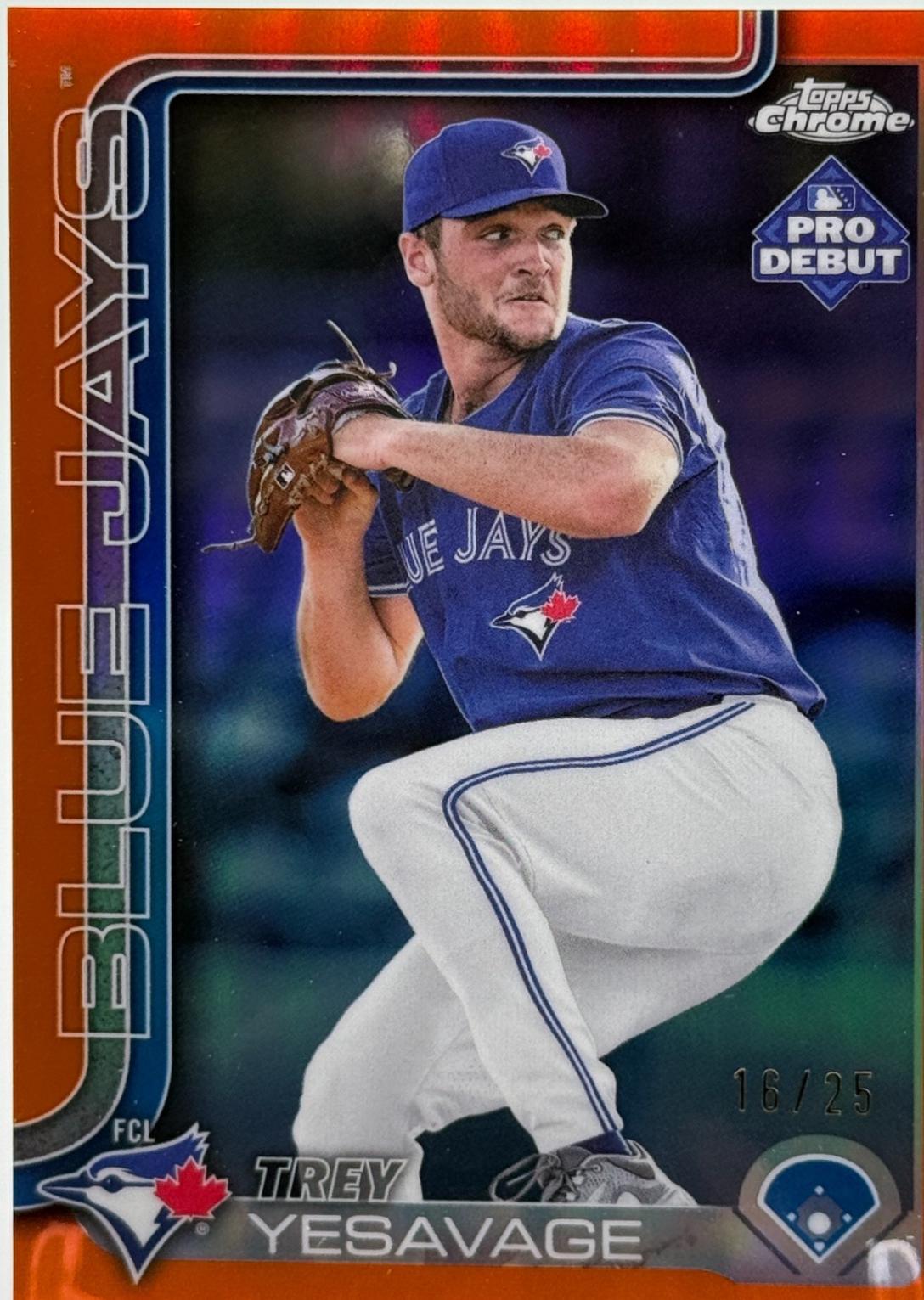 Trey Yesavage [Orange Refractor] #PDC-45