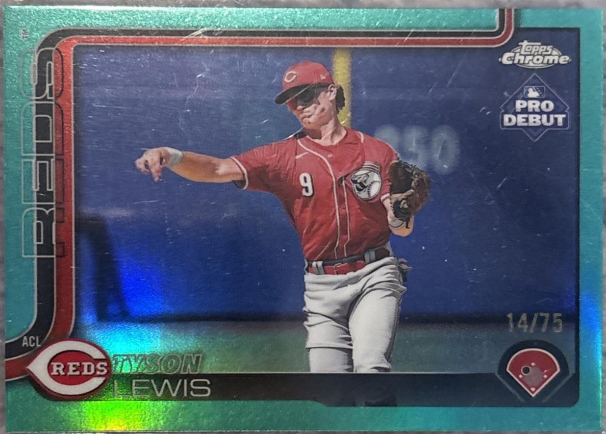 Tyson Lewis [Aqua Refractor] #PDC-175