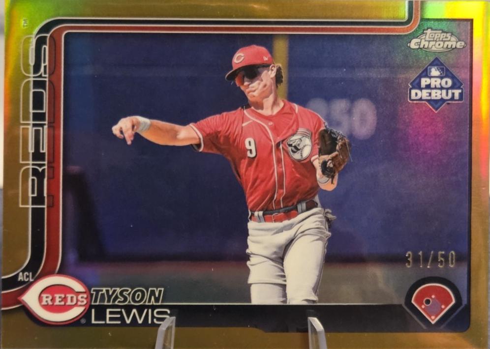 Tyson Lewis [Gold Refractor] #PDC-175