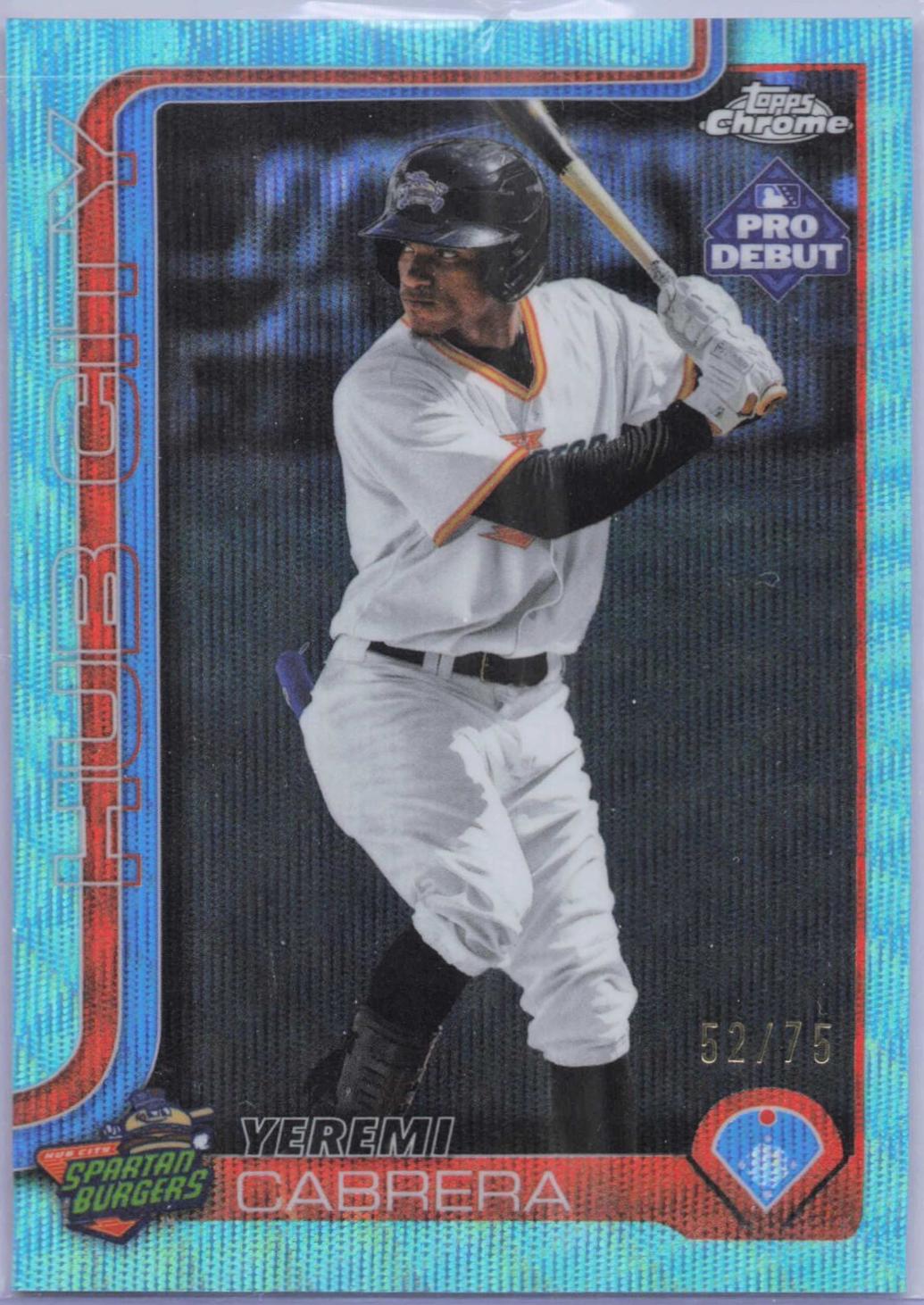 Yeremi Cabrera [Aqua Wave Refractor] #PDC-103
