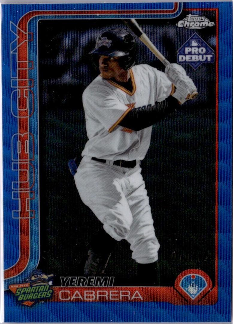 Yeremi Cabrera [Blue Wave Refractor] #PDC-103