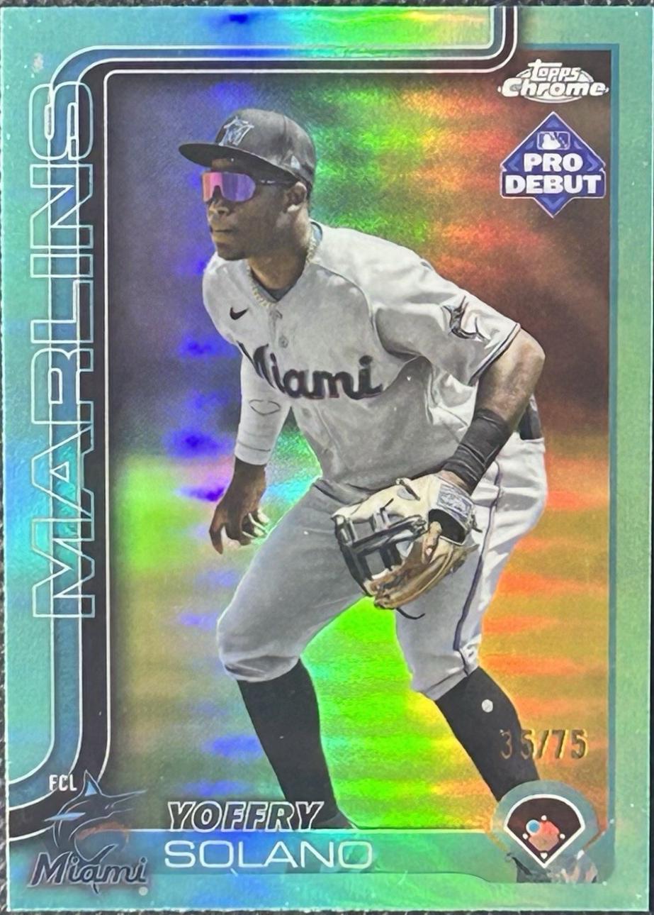 Yoffry Solano [Aqua Refractor] #PDC-26