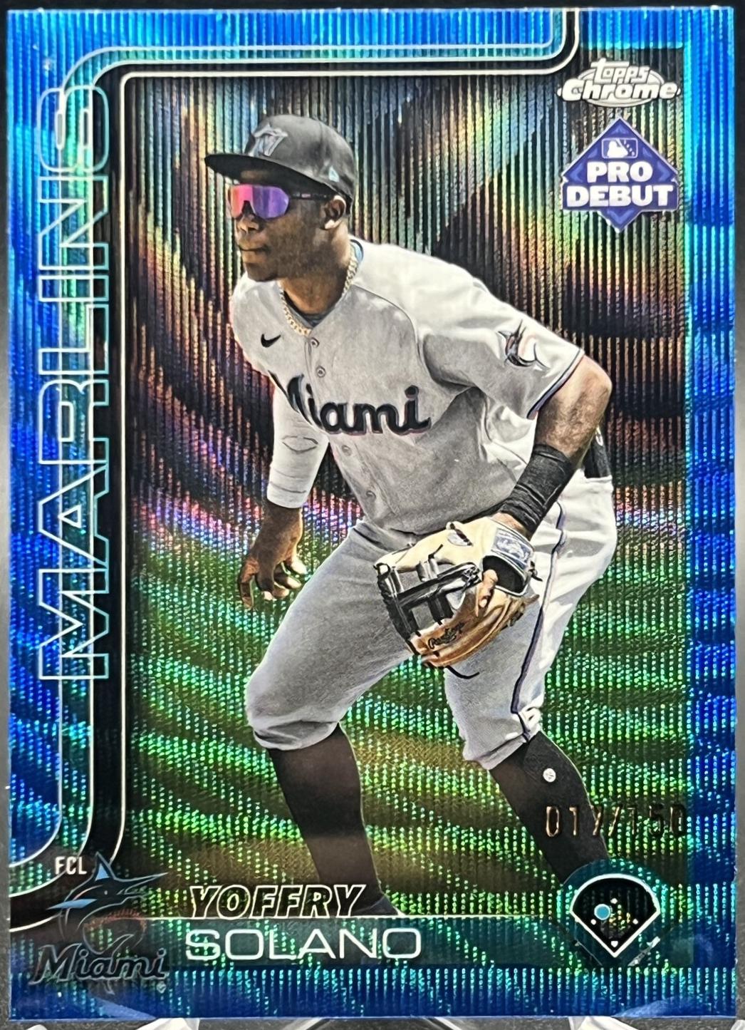 Yoffry Solano [Blue Wave Refractor] #PDC-26