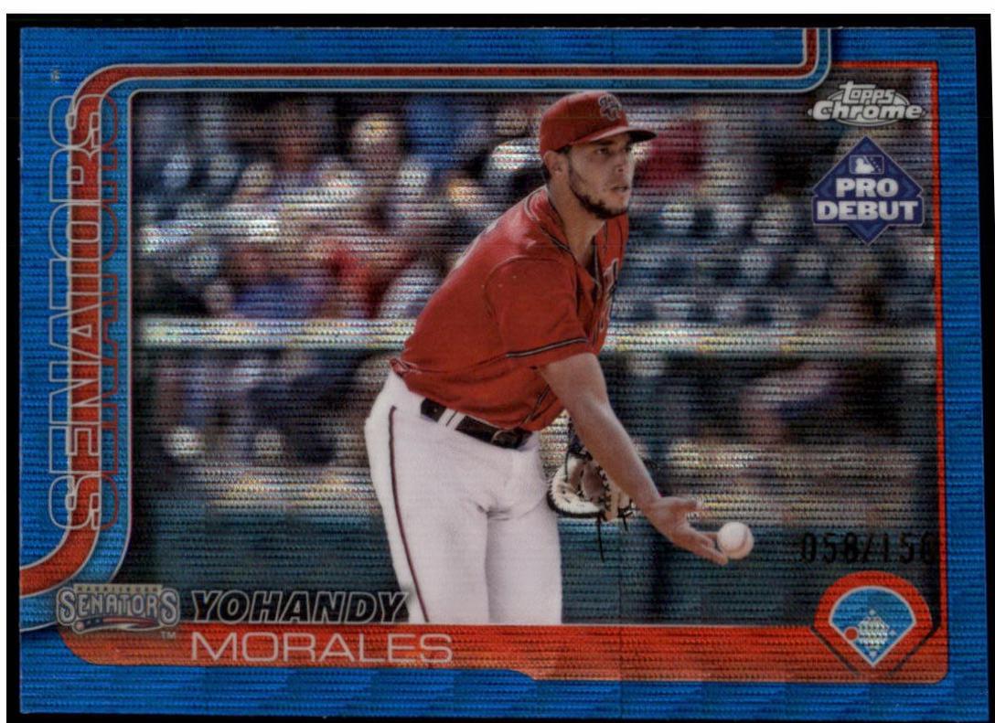 Yohandy Morales [Blue Refractor] #PDC-158