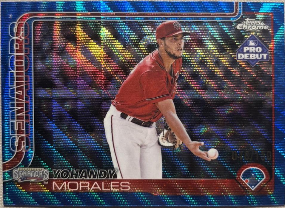 Yohandy Morales [Blue Wave Refractor] #PDC-158