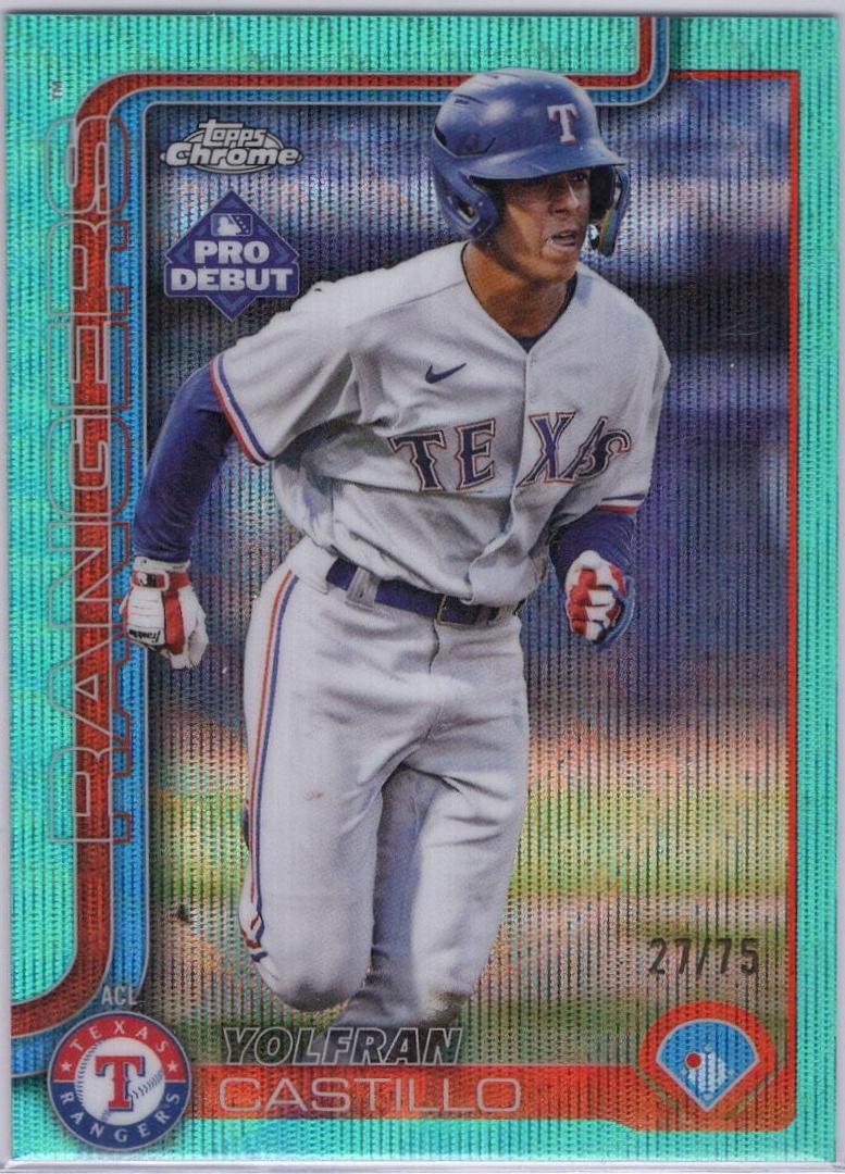 Yolfran Castillo [Aqua Wave Refractor] #PDC-51
