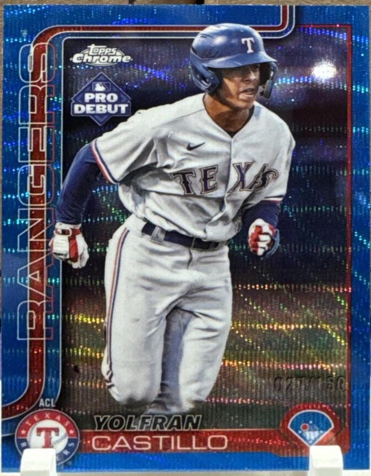 Yolfran Castillo [Blue Wave Refractor] #PDC-51