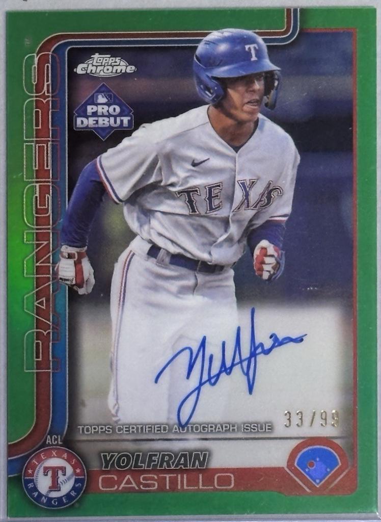 Yolfran Castillo [Green Refractor] #PDC-51