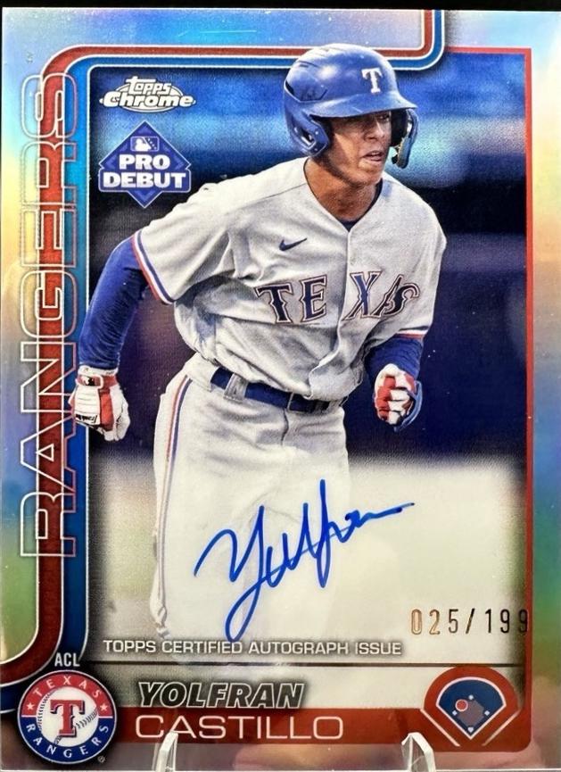Yolfran Castillo [Refractor Autograph] #PDC-51