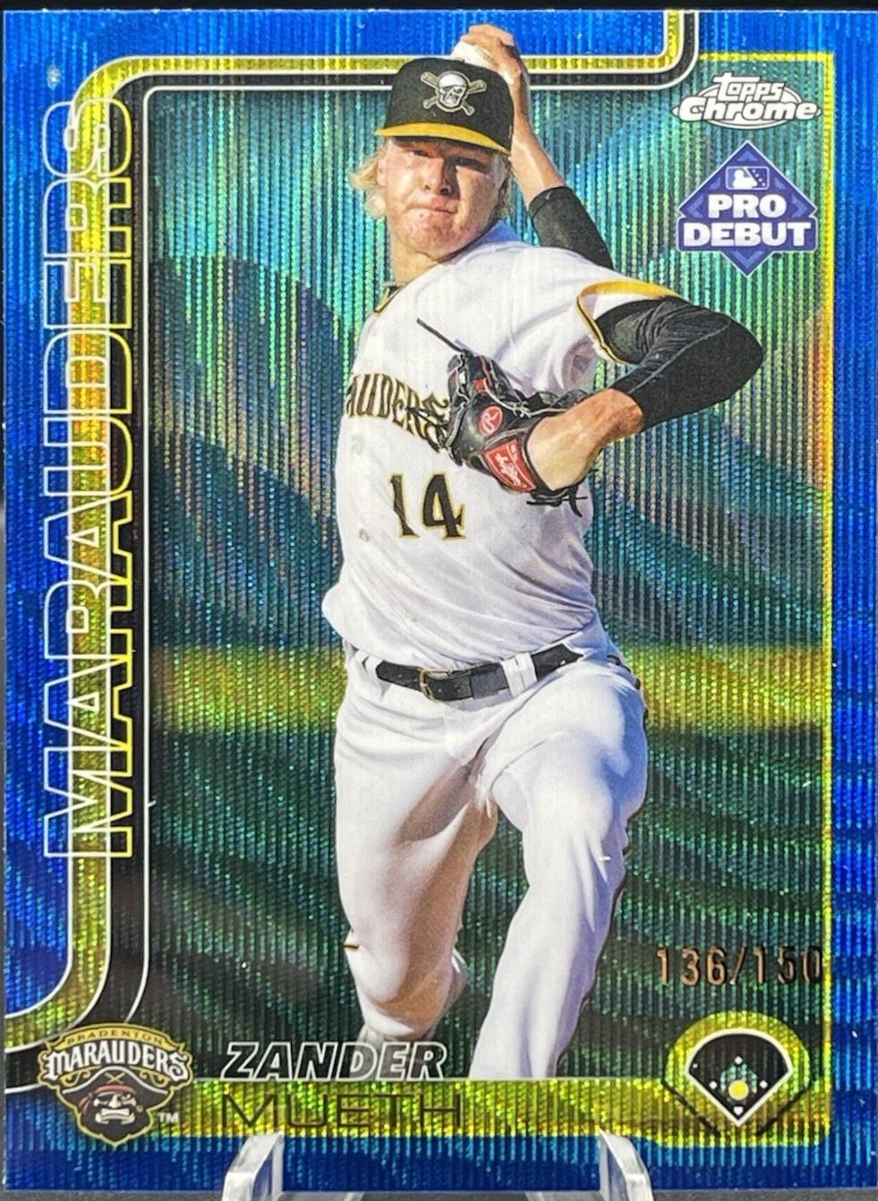 Zander Mueth [Blue Wave Refractor] #PDC-120