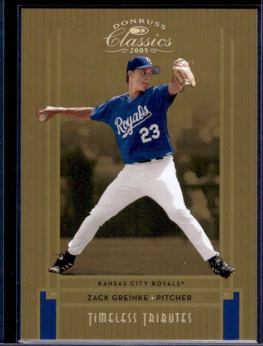 Zack Greinke [Timeless Tributes Gold] #153