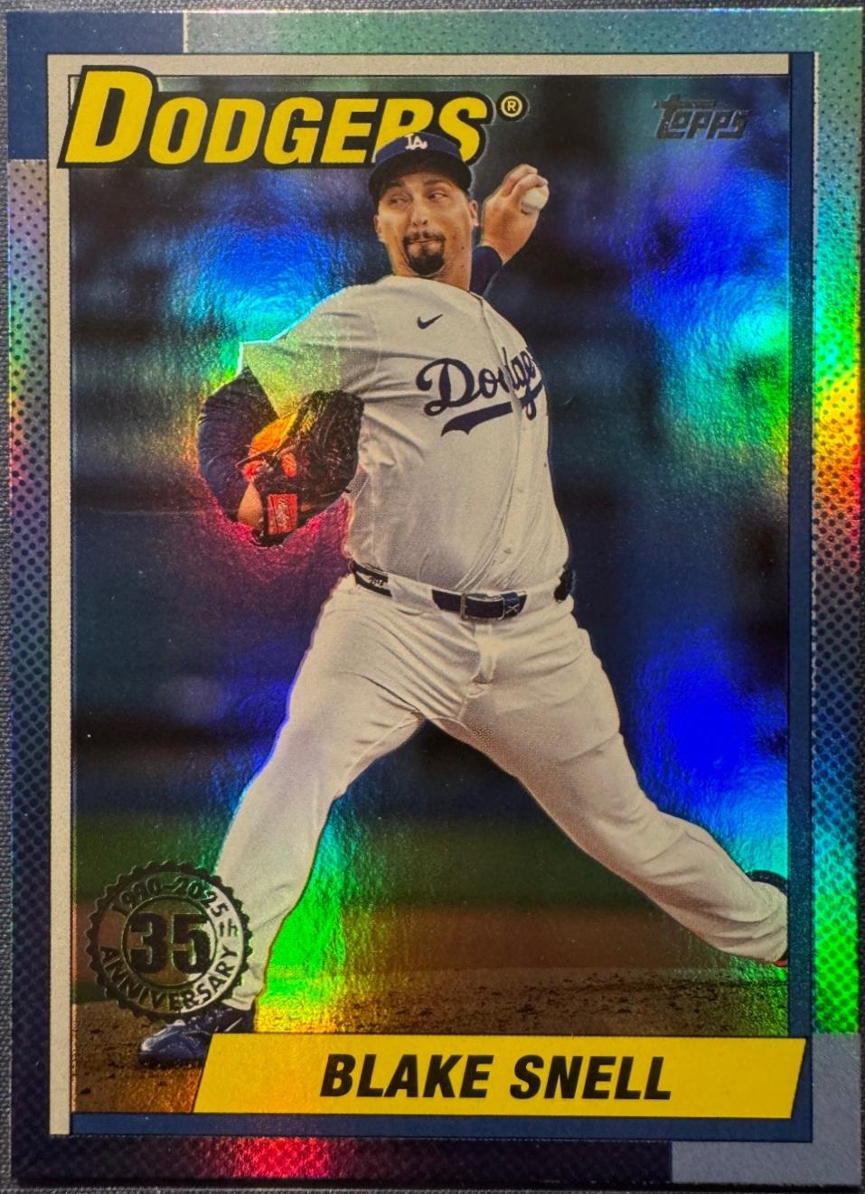 Blake Snell [Green Crackle Foil] #U90-4