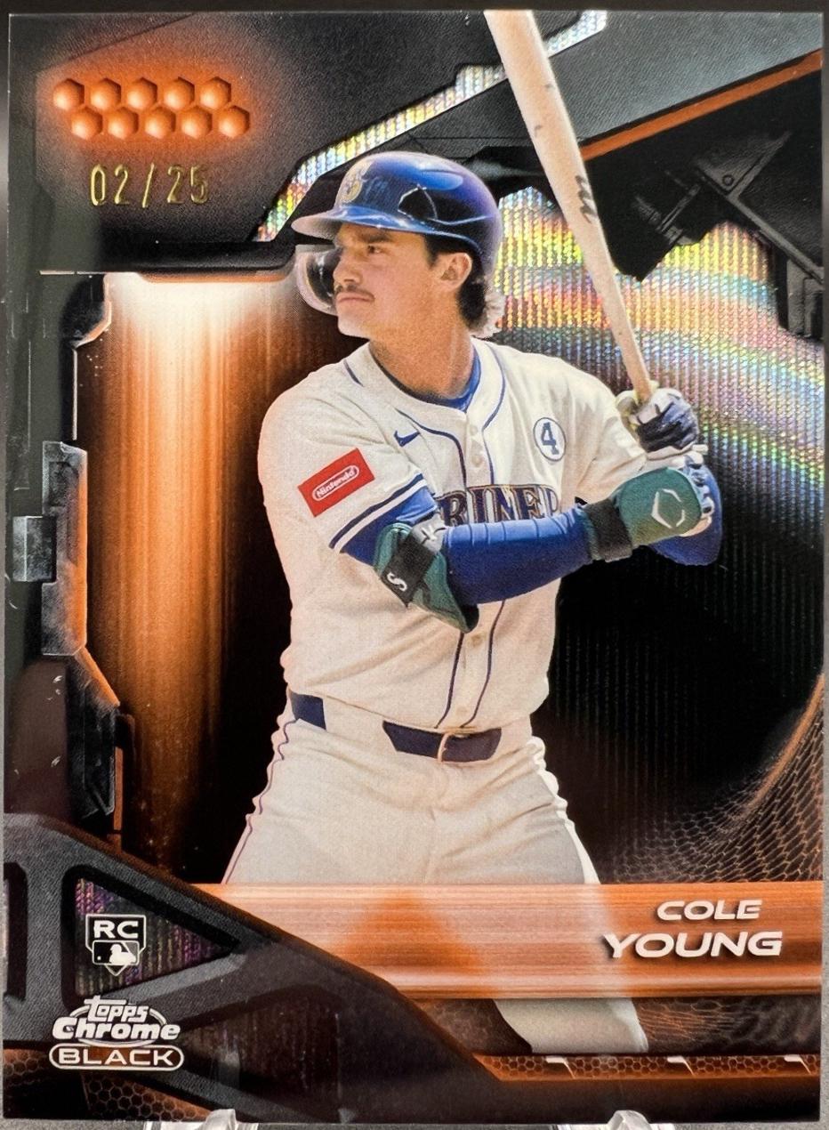 Cole Young [Orange Wave Refractor] #68